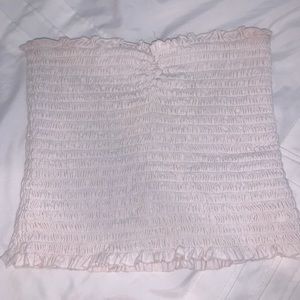 Brandy melville smock white tube top